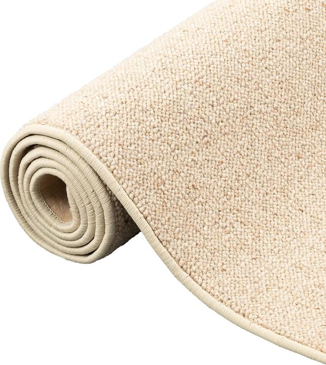 Produktbild Snapstyle Natur Teppich Läufer Wolle Berber (80 x 160 cm)