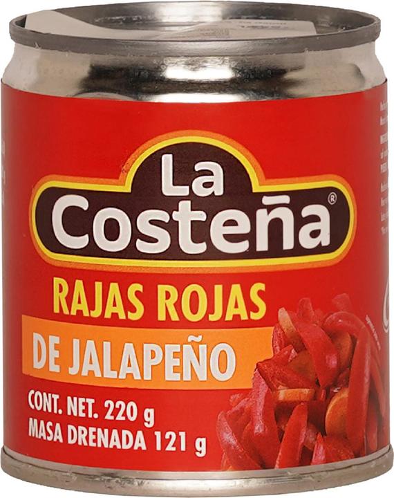 La Costeña Jalapeños Rajas rojas (220 g)