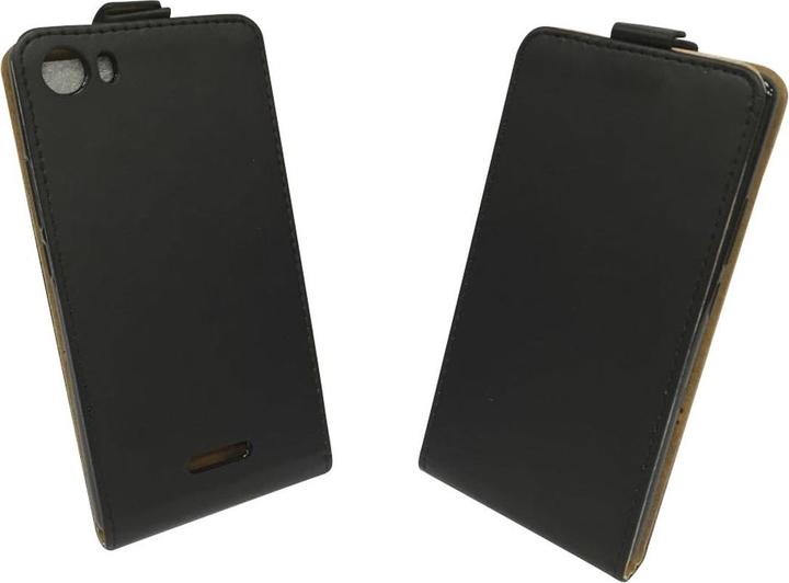 Actual product image König Design Wiko Fever 4G Mobile Case Flip Case Cover Protective Sleeve Wallet Black New (Wiko Fever 4G)