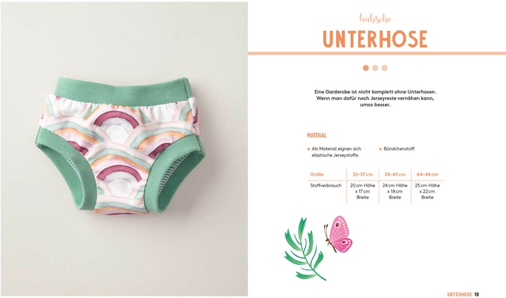 Produktbild Hej. Minimode – Süsse Puppenkleidung nähen 2 (Deutsch, Svenja Morbach, 2022)