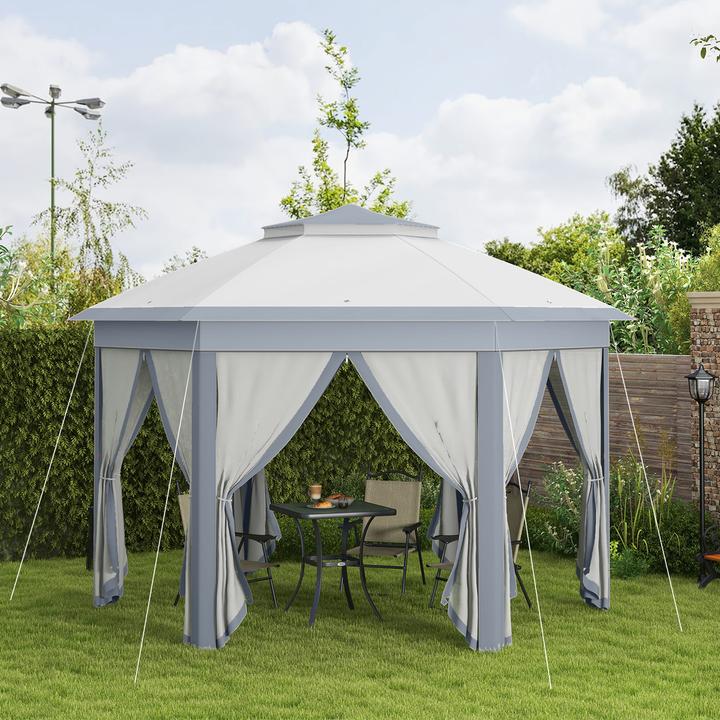 Actual product image Outsunny Folding pavilion with carrier bag (405 cm, 405 cm)