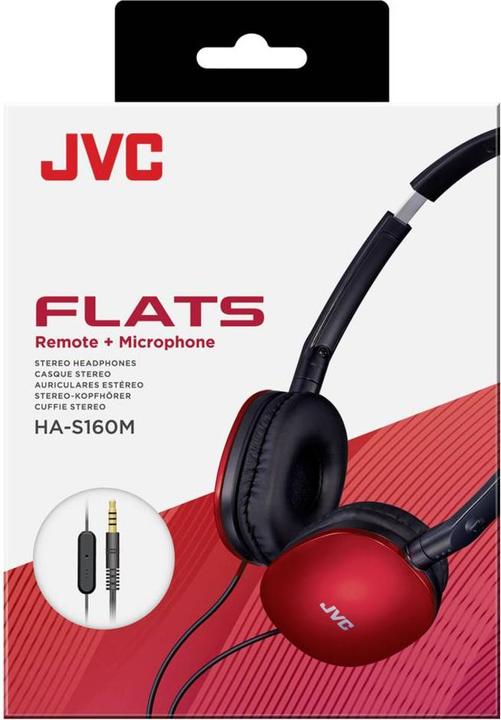 Image du produit JVC HA-S160M-RU rouge (Pas de réduction du bruit, Filaire)