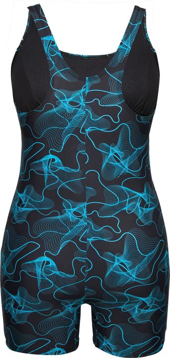 Actual product image Ulla Popken Geometric Wave Unitard Swimsuit (42)