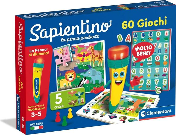 Clementoni Der sprechende Stift 60 Spiele (German)