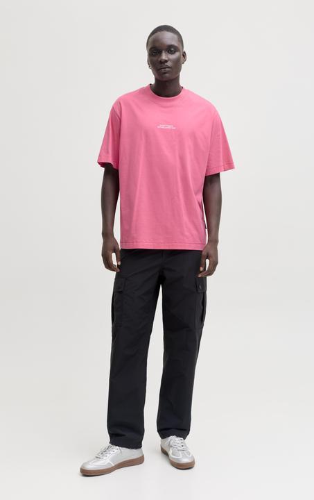 Produktbild Jack & Jones Jcocover Script Back Tee Ss Crew Neck Ln (L)