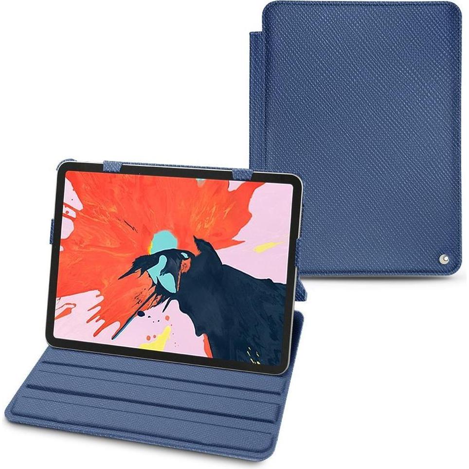 Thumbnail - Noreve Lederschutzhülle horizontal (iPad Pro 11 2018 (1. Gen)), Tablet Hülle, Blau
