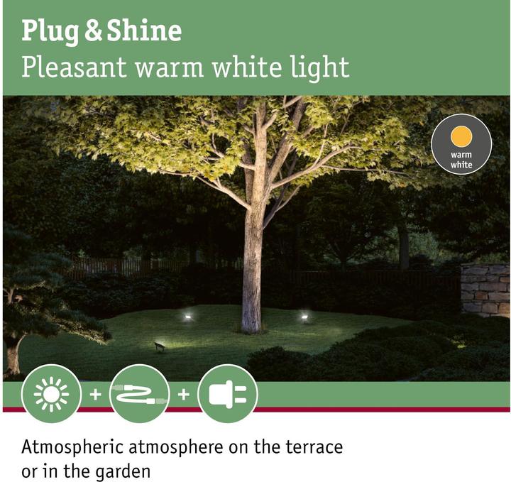 Produktbild Paulmann Outdoor Plug & Shine Flood Spot (1700 lm, IP65)