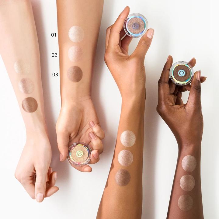 Actual product image essence Monochrome Pearl Eyeshadow (#03-Bronzed Espresso)