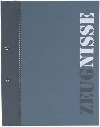 Goldbuch Zeugnismappe A4 2-colored blau (A4, 1 x)