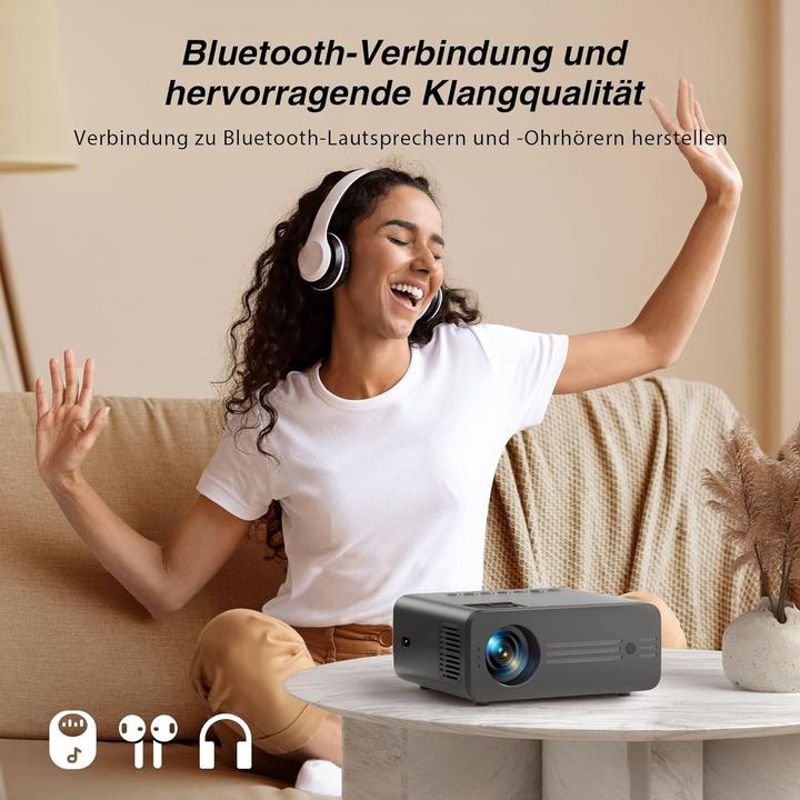 Image du produit iZeeker Mini-Projektor mit 5G WiFi & Bluetooth (Full HD)