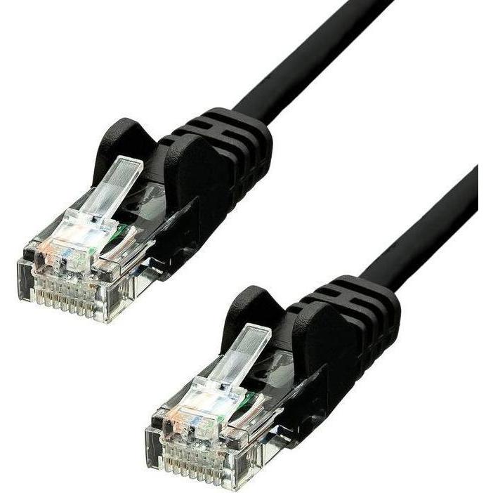 ProXtend U/UTP CAT5e PVC AWG 26 CCA Black 0.5M (U/UTP, CAT5e, 0.50 m), Netzwerkkabel