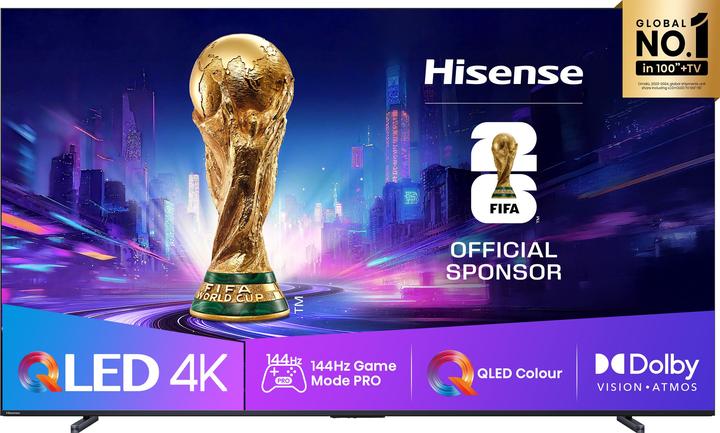 Hisense TV 100E7Q PRO (100", QLED, 4K, 2025)