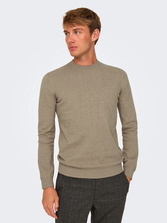 Produktbild Only & Sons Normal geschnitten Rundhalsausschnitt Pullover Strickpullover (XL)