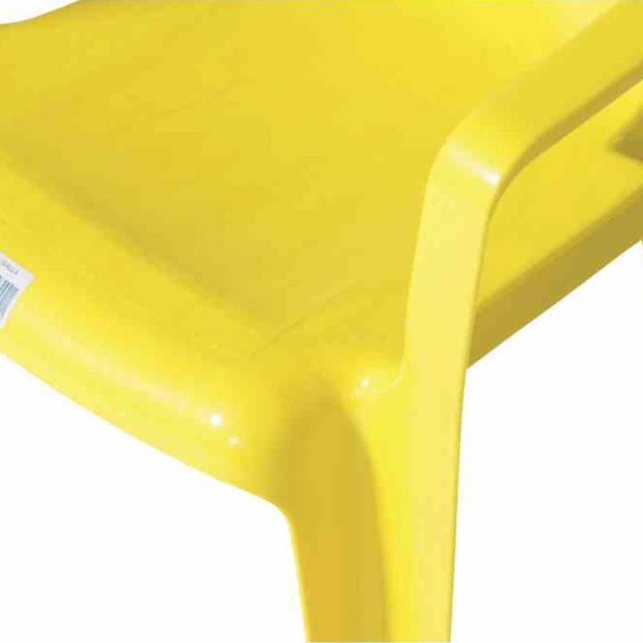 Produktbild ProGarden Stapelsessel Sedia Baby 38x38x52 cm aus Kunststoff in gelb (Kinderstuhl)