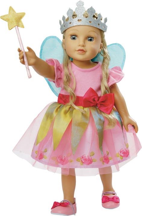 Produktbild Heless Puppen-Accessoires-Set "Prinzessin Lillifee", 3-teilig : Ballerinas, Glitzerkrone und Zauberstab
