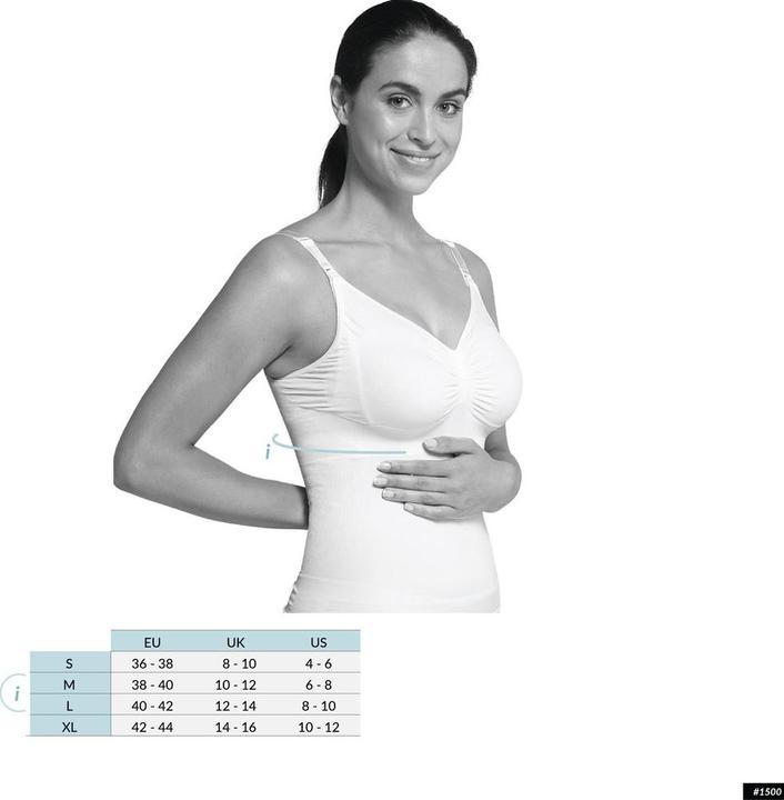 Actual product image Carriwell Nursing top / Shapeware 2 in 1 white XL