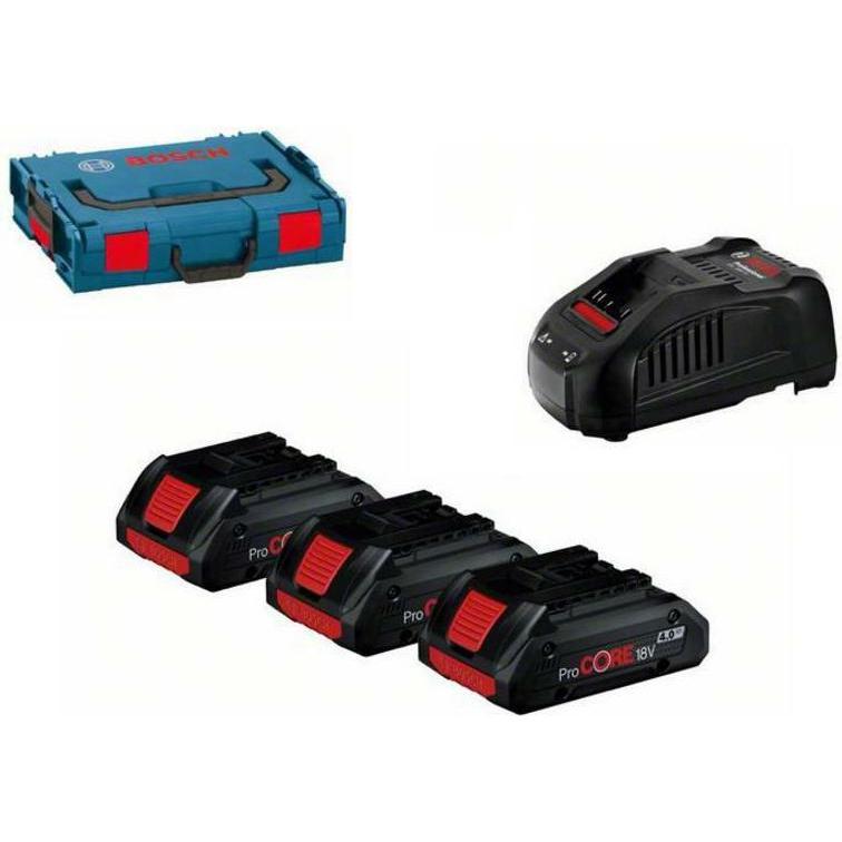 Bosch Professional, Werkzeugakku + Ladegerät, Starter Set (18 V)