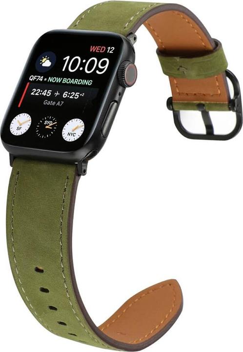Produktbild Cover-Discount Apple Watch 44/45/46/49mm - Ersatzband Armband Leder (Leder)