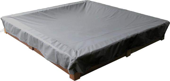 Mehr Garten Schutzhülle für Sandkasten | 122 x 122 x 20 cm | Oxford 600D gewebtes Polyester, Farbe: g