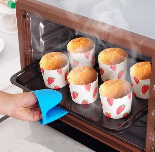 Image du produit PhoneLook Gants de protection en silicone résistant à la chaleur de taille universelle pour le four (Caoutchouc / silicone)