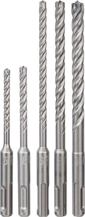 Produktbild Bosch Professional Zubehör Hammerbohrer-Set (5 mm, 6 mm, 8 mm, 10 mm)