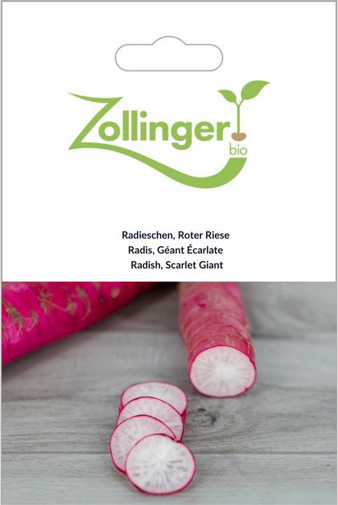 Image du produit Zollinger Bio Radis, géant écarlate (Germes)