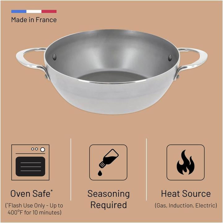 Produktbild de Buyer Mineral B Element (Bratpfanne, Eisen, Stahl, 28 x 8.70 cm)