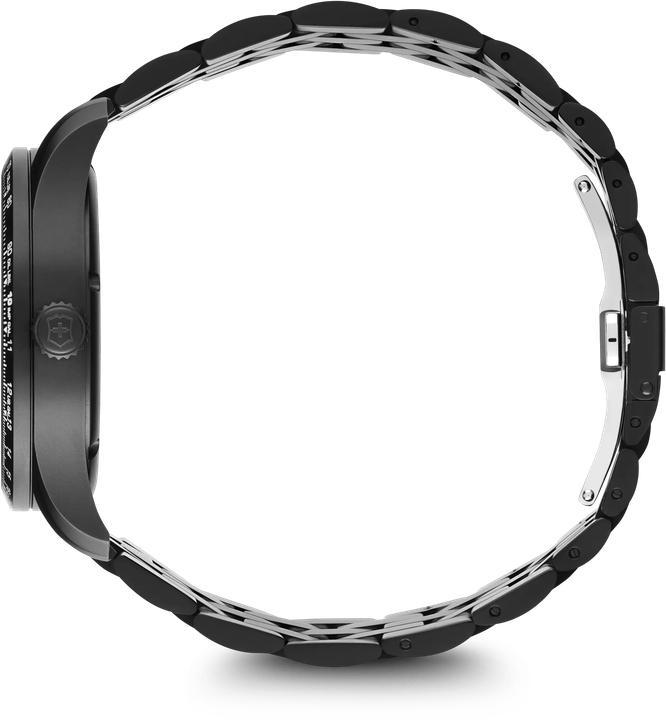 Actual product image Victorinox Airboss Mecha 42, BLK PVD, BLK dial, BLK SST br (Pilot watch, 42 mm)