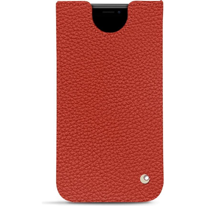 Noreve Lederschutzhülle (Apple iPhone 11), Smartphone Hülle, Orange