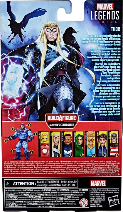 Produktbild Hasbro Legends Series Thor Herold von Galactus, 15 cm grosse Action-Figur zum Sammeln, 6 Accessoires
