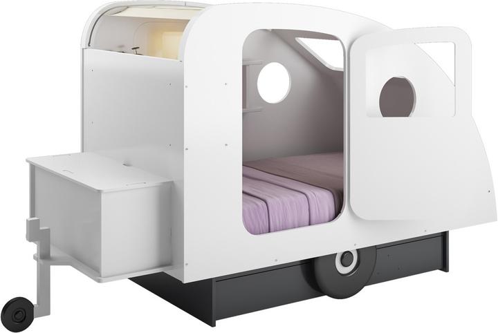 Image du produit Mathy by Bols Caravane Lit Caravane avec attelage et coffre