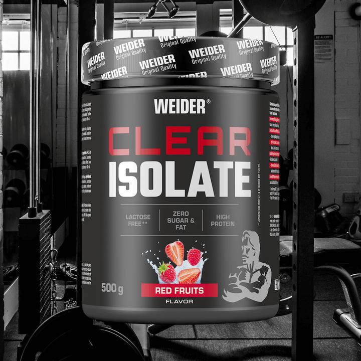 Immagine prodotto Weider Isolato chiaro, barattolo da 500 g (Frutti rossi, 1 x, 500 g)