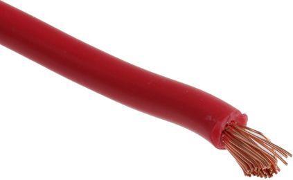 Image du produit RS PRO BK PVC Flexi Switchgear 4.0 Red Cable (25 m)