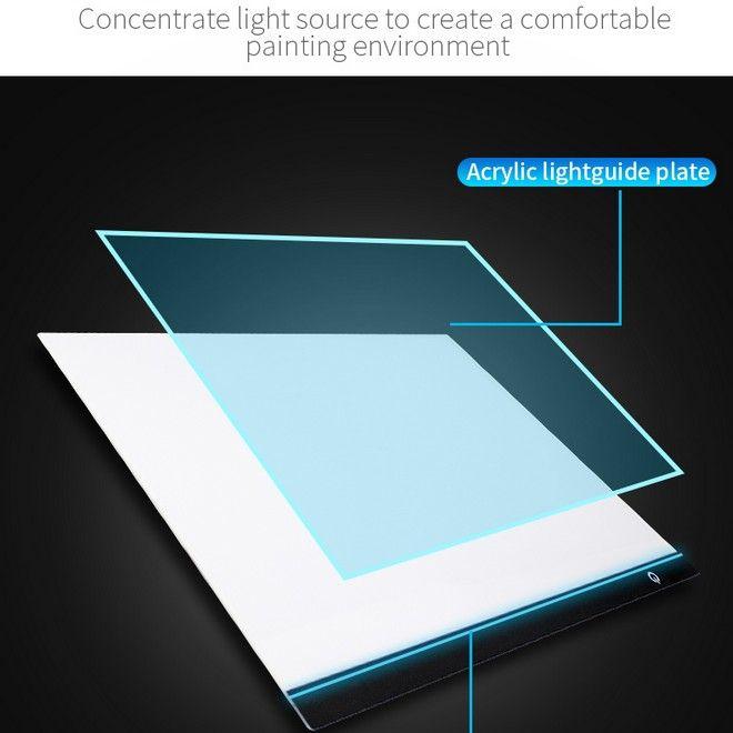 Actual product image Bornd Dimmable LED Drawing Board
