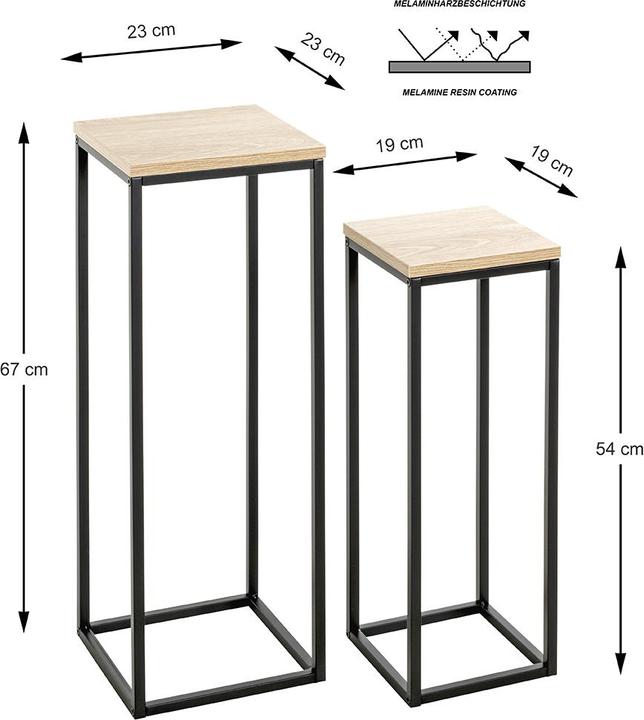 Produktbild HAKU Möbel Blumensäule 2er Set