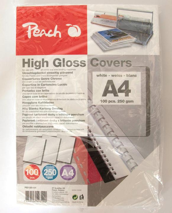 Actual product image Peach White cover