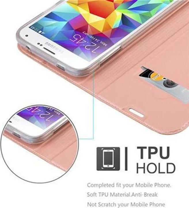 Actual product image Cadorabo Book Classy Style Cover (Samsung Galaxy S5, Samsung Galaxy S5 Neo)