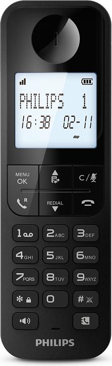 Actual product image Philips Duo D2702B Cordless Landline Telephone