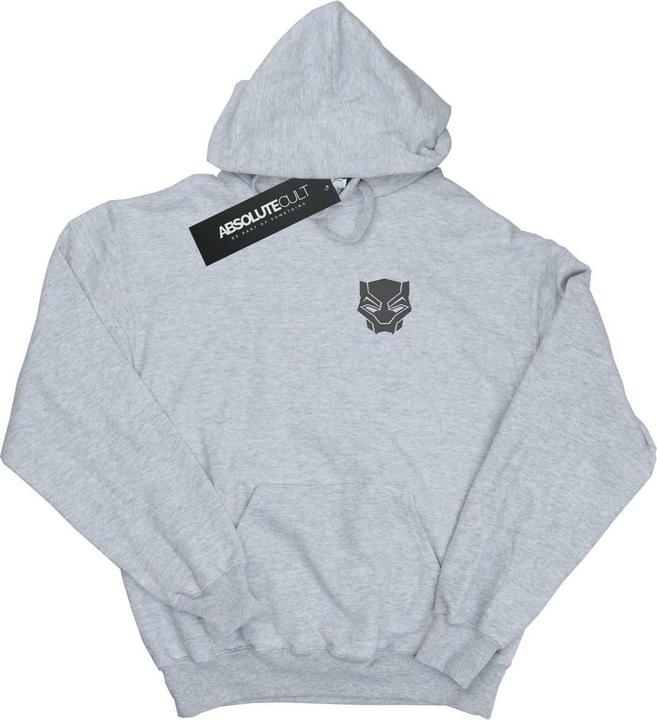 Produktbild Black Panther Schwarz auf Schwarz Brust drucken Hoodie (L)