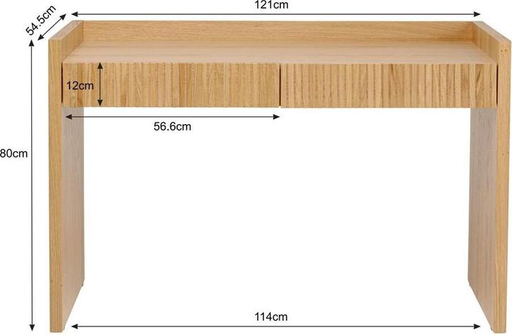 Image du produit Kare Design Schreibtisch Brighton 121x80cm