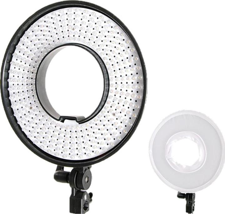 Image du produit Falcon Eyes Lampe annulaire LED bicolore Dimmable DVR-300DVC sur 230V (éclairage annulaire)
