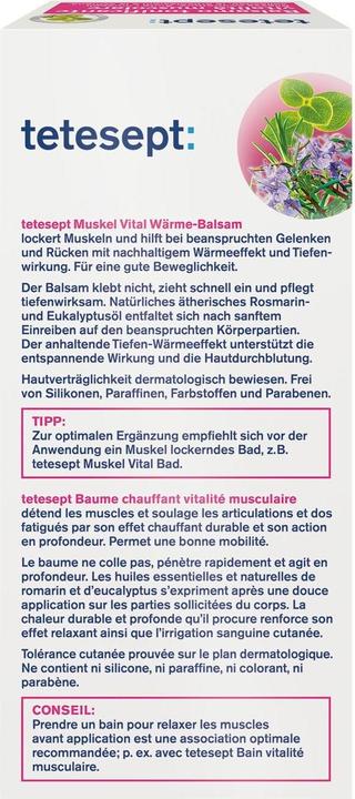 Produktbild Tetesept Muskel Vital Wärme-Balsam (1 x, 100 ml, 100 g)