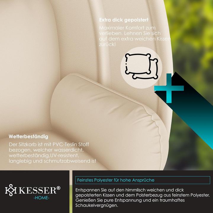 Actual product image Kesser Hängesessel mit Gestell