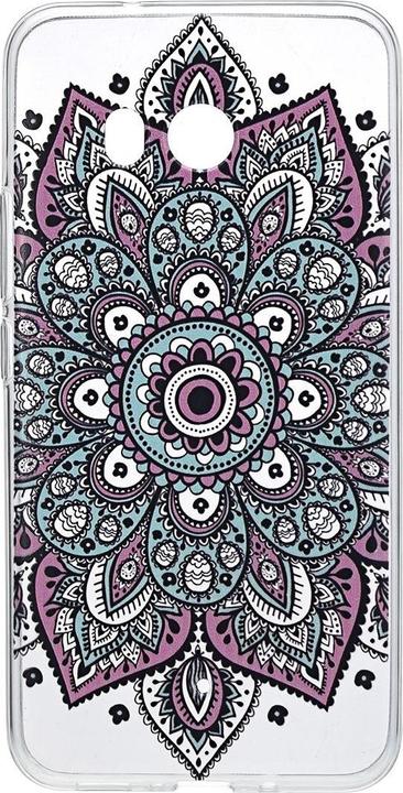 Produktbild König Design Henna Cover für Handy HTC U11 Case Schutz Hülle Silikon Bumper Etuis Tattoo Bunt (HTC U11)