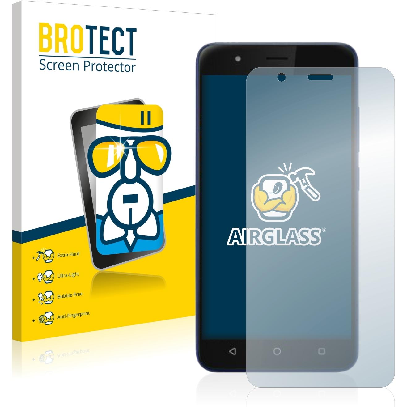 BROTECT AirGlass Panzerglasfolie (1 Stück, Gigaset GS270 Plus), Smartphone Schutzfolie, Transparent