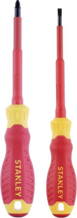 Produktbild Stanley FatMax® VDE Isolierter Schraubendreher-Set, 2-teilig (Schlitz)