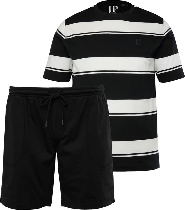 Produktbild JP1880 Schlafanzug, Homewear, Ringelshirt, Shorts (L)