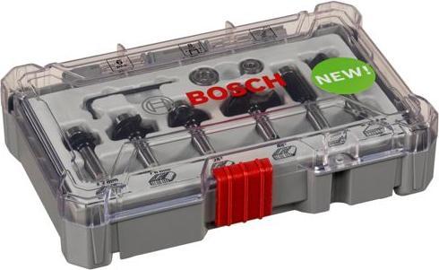 Produktbild Bosch Professional Zubehör 6-teiliges Rand- und Kantenfräser-Set, 8-mm-Schaft für Handfräsen