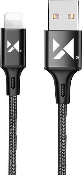 Actual product image Wozinsky cable USB - Lightning 2,4A 1m black (WUC-L1B) (1 m)