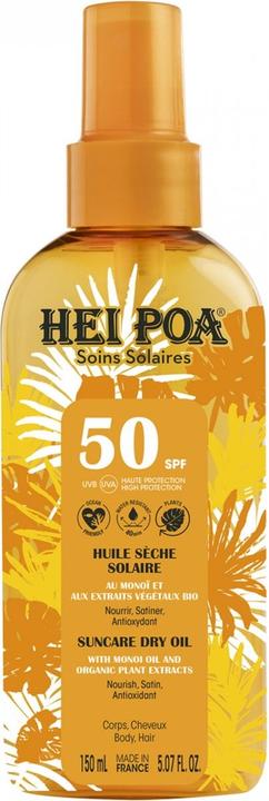 Immagine prodotto Hei Poa solaire monoï olio resistente all'acqua SPF50 150 ml (Olio abbronzatura, SPF 50, 150 ml)